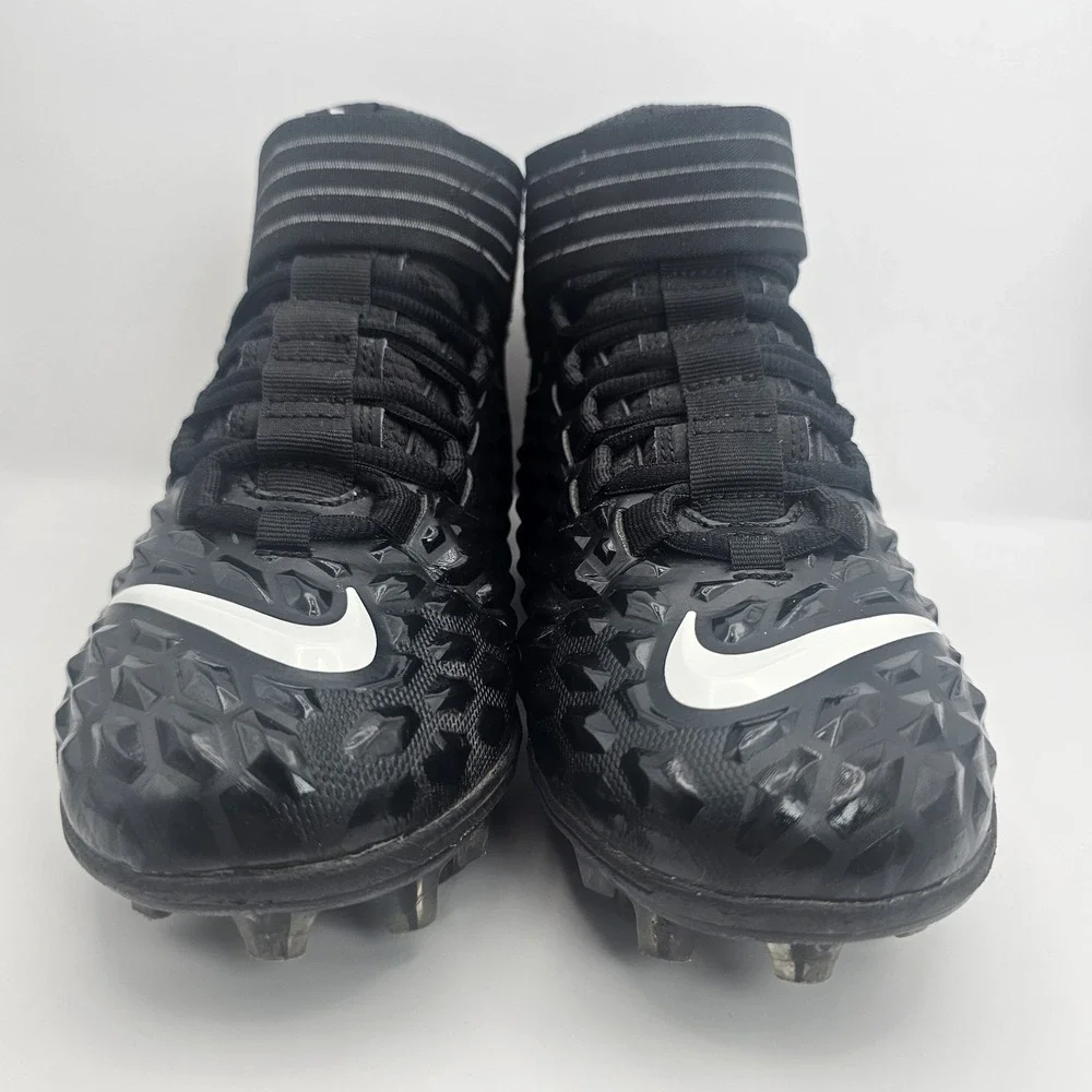 Nike Force Savage Elite 2 Football Cleats Black White AH4000-002 Men's 7.5